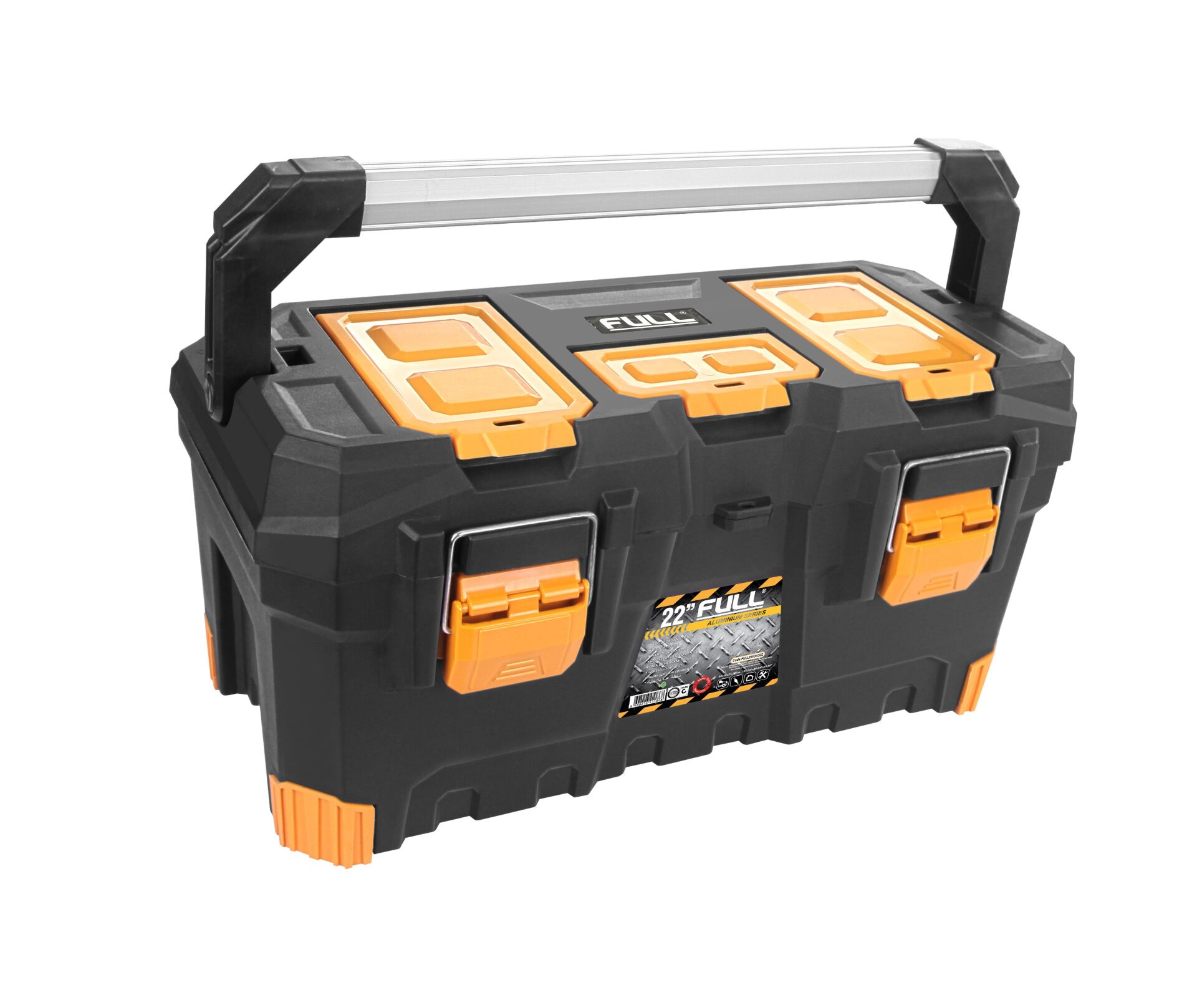 Full FULLEKOAS22 Alümi̇nyum Sapli-Plasti̇k Ki̇li̇tli̇ Takim Çantasi 22''