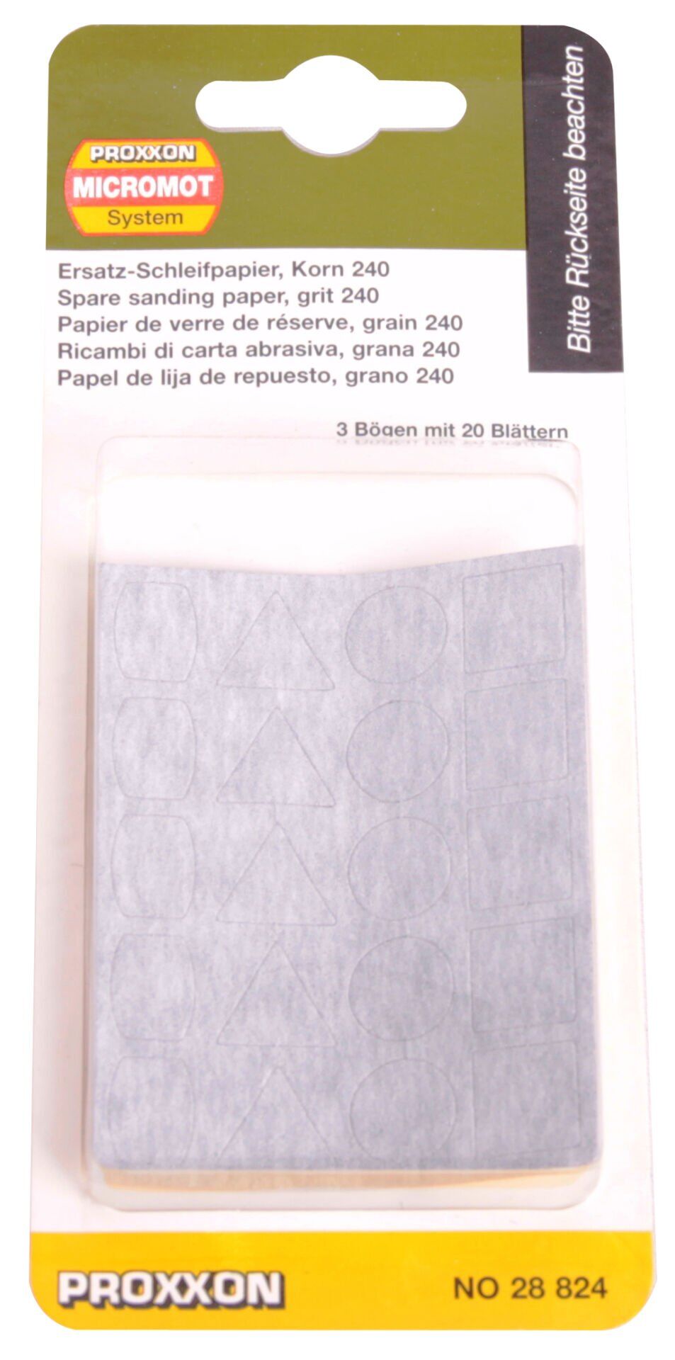 Proxxon 28824 - Kalem Zımpara 240 Kum Silikon Karbür