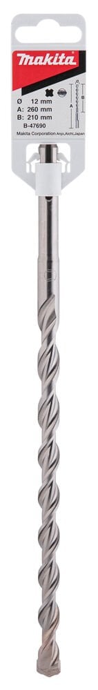 Makita B-47690 - V Plus Seri̇si̇ Sds Plus 2 Elmasli Uç 12x260 Mm