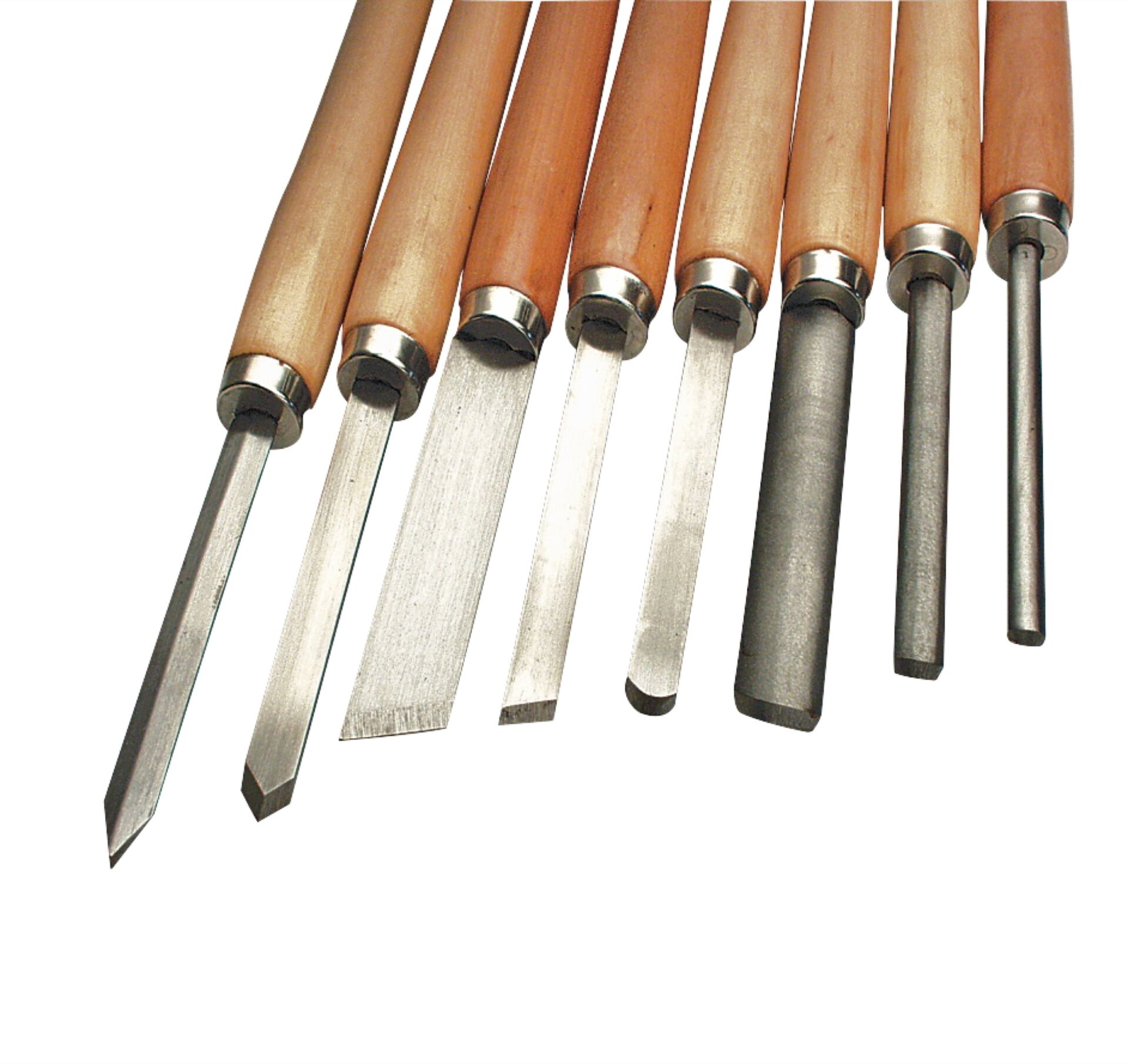 Mannesmann 691-8 Ahşap Torna Bıçak Seti, 8 Parça