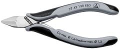 Knipex 77 42130ESD ELEKTRONİKÇİ YAN KESKİ- ESD