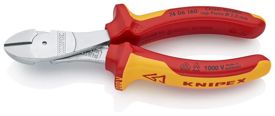 Knipex 74 06 160 Ağir Ti̇p Vde Yan Keski̇