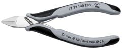 Knipex 77 32130ESD ELEKTRONİKÇİ YAN KESKİ-ESD