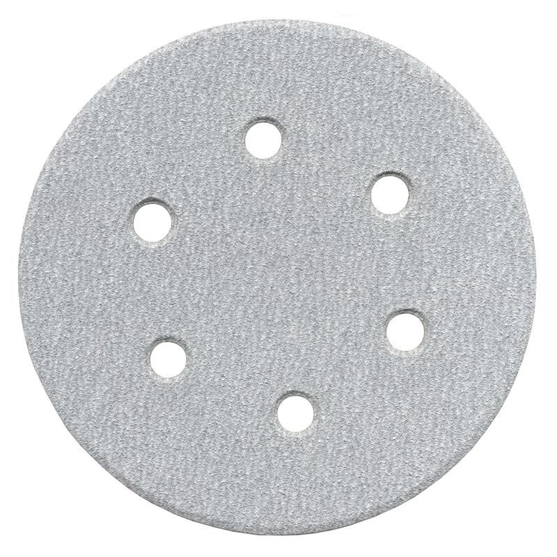 ALÜMİNYUM OKSİT CIRTLI 6 DELİKLİ DİSK ZIMPARA 150 mm 60 KUM