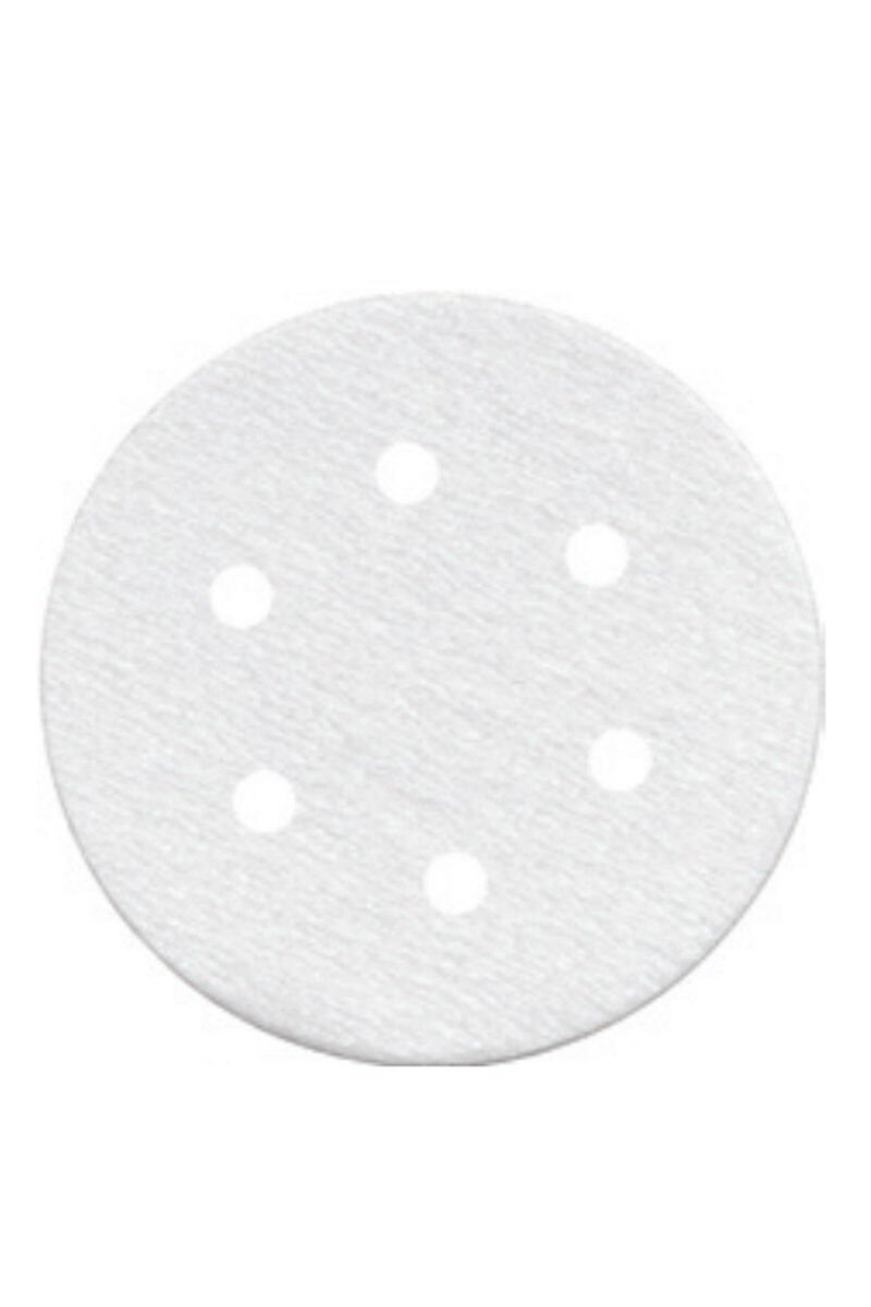 ALÜMİNYUM OKSİT CIRTLI 6 DELİKLİ DİSK ZIMPARA 150 mm 80 KUM