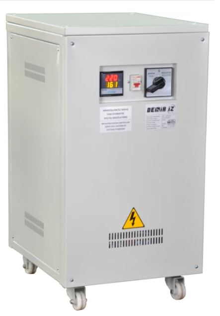 DEMİRİZ MSR 25 (160-250 V) 25 KVA  MONOFAZE SERVO OTOMATİK VOLTAJ REGÜLATÖRÜ
