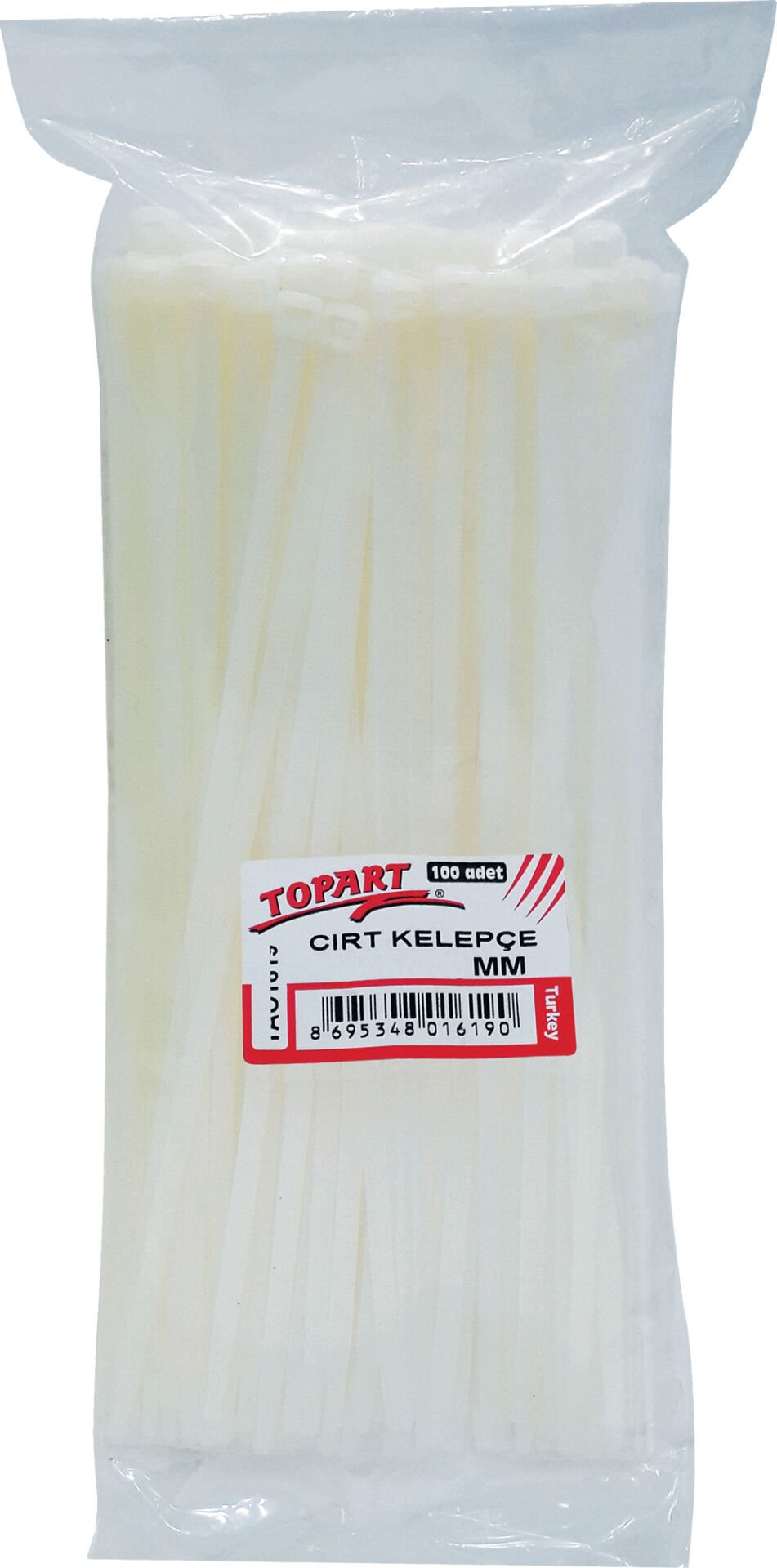 Topart TA01601 - Cırtlı Kelepçe 2.5x100 Mm - Dayanıklı ve Kullanışlı