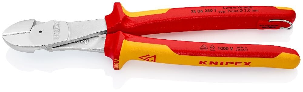 Knipex 74 06 250T AĞIR HİZMET YAN KESKİ