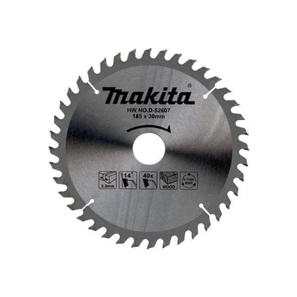 Makita D-52607 - Ahşap Daire Testere 185x40 Diş ile Kesim Kolaylığı