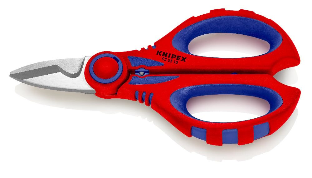Knipex 95 05 10SB Yüksük Sikmali Elektri̇kçi̇ Makasi