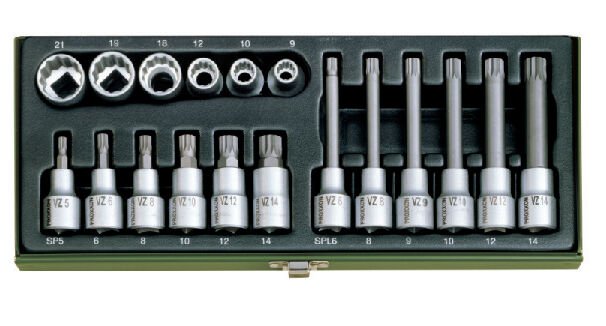 Proxxon 23296 1/2˝ 18 Parçali Xzn Lokma Takimi