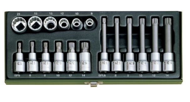 Proxxon 23296 1/2˝ 18 Parçali Xzn Lokma Takimi