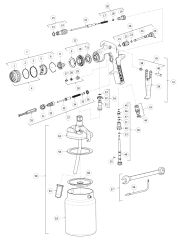 Devilbiss GTI PRO LITE Alttan Depo Boya Tabancası Transtech (TE10-TE20) - Art No: PROLT-STEXX-XX