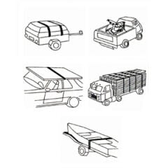 Junkaung JK02081 - Cırcırlı Bağlama Halatı 10 Mt - Dayanıklı ve Kullanışlı