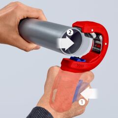 Knipex 90 23 01BK Dp50 Plasti̇k Boru Kesi̇ci̇