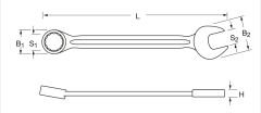 Proxxon Endüstriyel 23922 - 22 Mm Kombine Anahtar