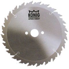 KÖNİG BG-400-02 / 400 3,8 30 / 42 Diş / Elmas Uçlu Atlamalı BG Dişli Ahşap Daire Testeresi