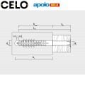MEA HBR Boşluklu Çerçeve Dübeli + PZ3 Vida (8x80mm, 25 Adet)