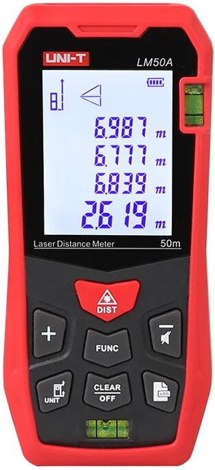 Uni-t LM50A - Lazer Metre - Hassas Ölçüm Cihazı