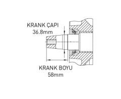 Kama By Reis KDK2V80GE - 20 Hp Dizel Motor - Güçlü Performans