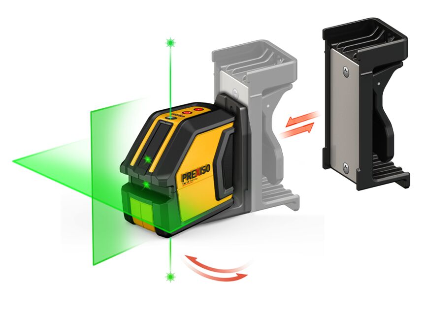 Prexiso P2LC15G - Çizgi ve Nokta Lazer Ölçüm Cihazı (yeşil)
