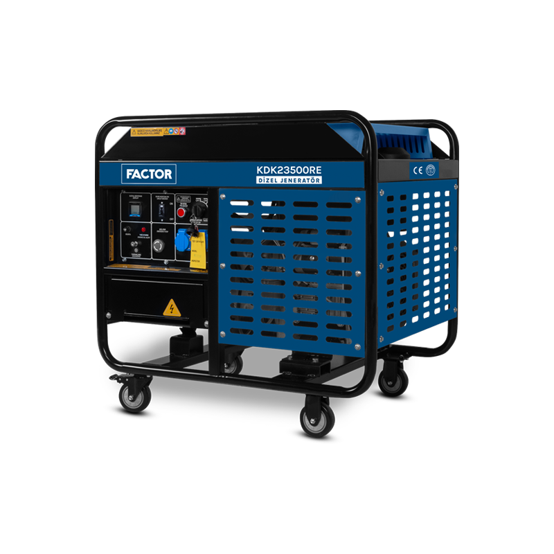Factor KDK23500RE Dizel Jeneratör 23,5 Kva Monofaze