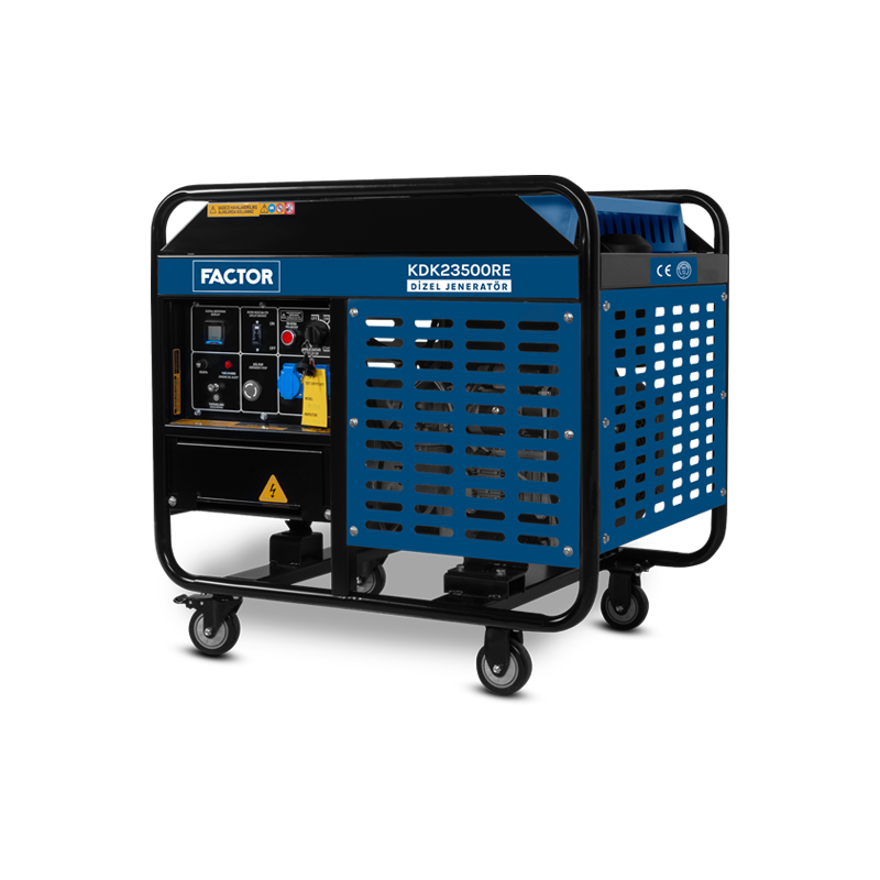 Factor KDK23500RE Dizel Jeneratör 23,5 Kva Monofaze