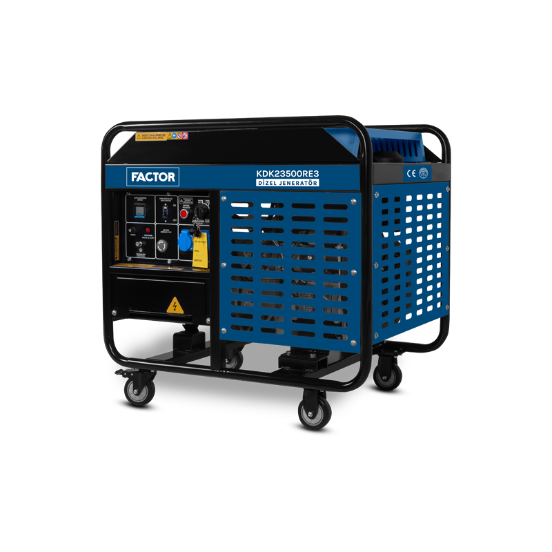 Factor KDK23500RE3 Dizel Jeneratör 23,5 Kva Trifaze