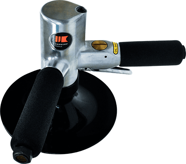 KAWASAKI KPT-34S 180mm Dik Tip Profesyonel Havalı Dairesel Zımpara (5200 d/dk)