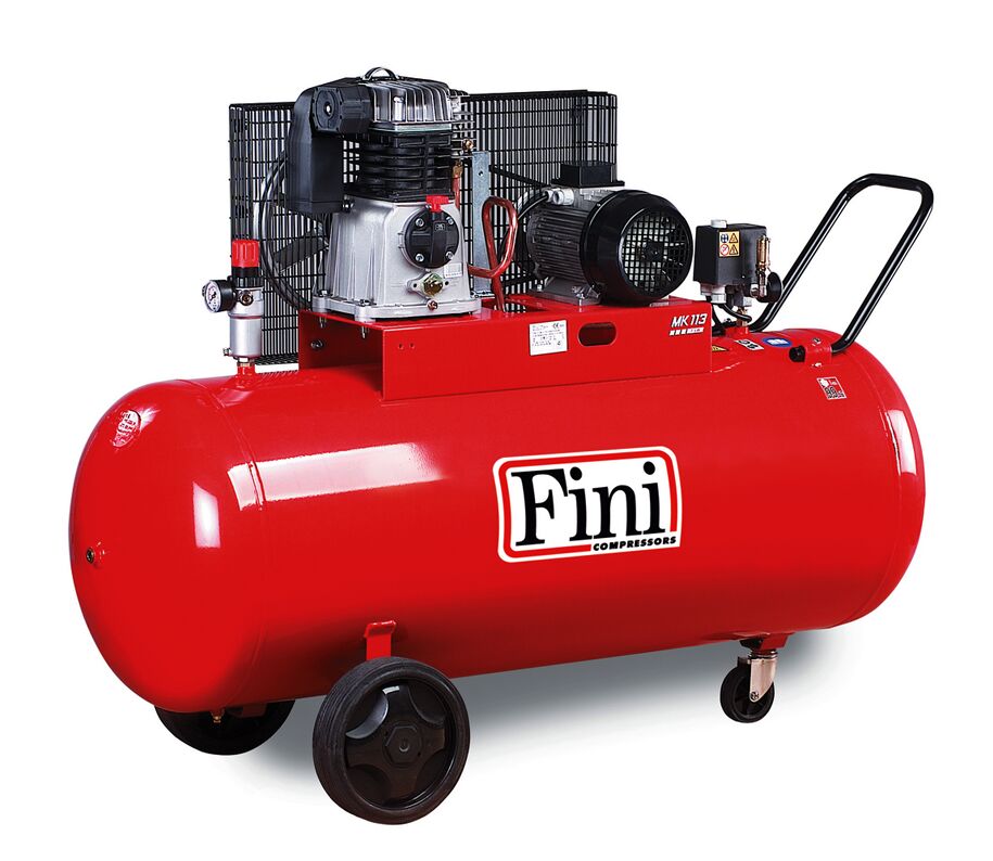 Fini MK113-270 - Kasnaklı Yağlı Kompresör 10/145 Bar - Psi