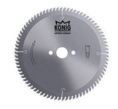 KÖNİG AHS-550-01 / 550 4,0 30 / 60 Diş / Bileme Açıları : 10 15 15 Ahşap ve Sunta Testeresi