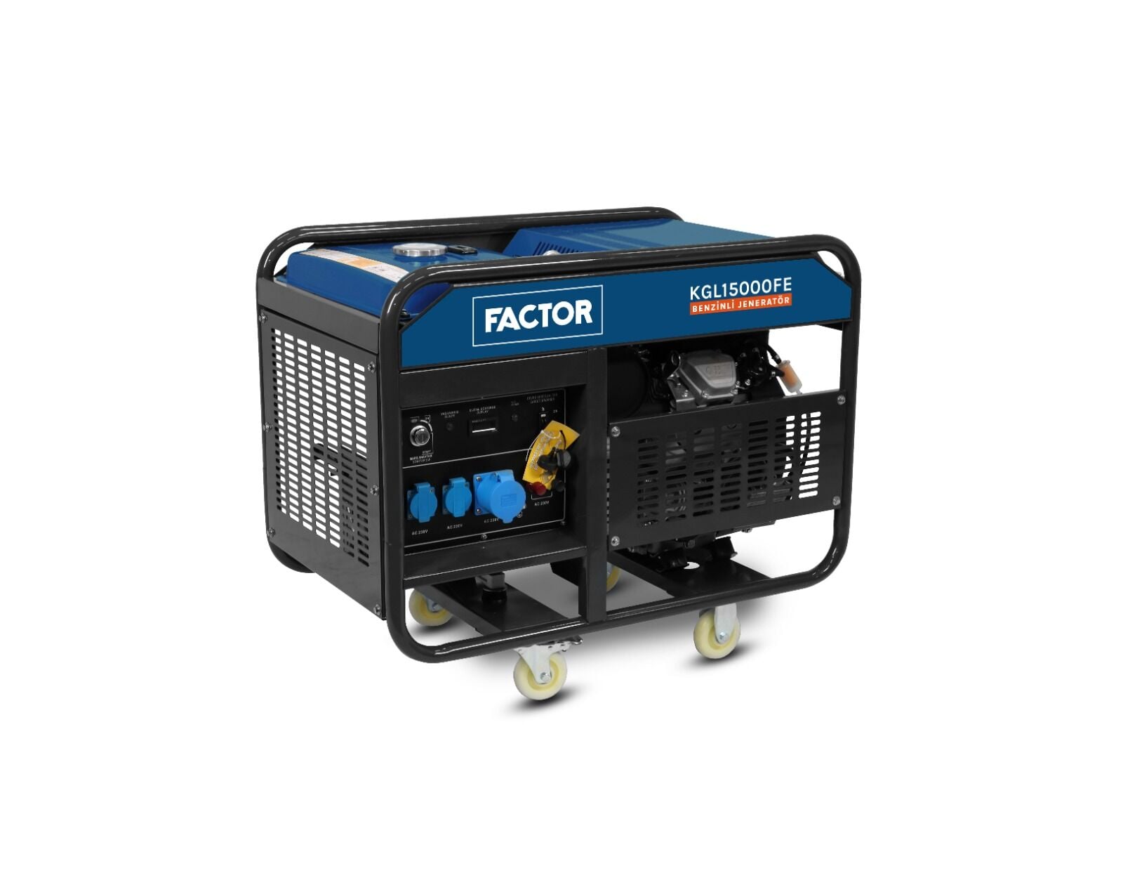 Factor KGL15000FE Benzinli Jeneratör 15 Kva Monofaze