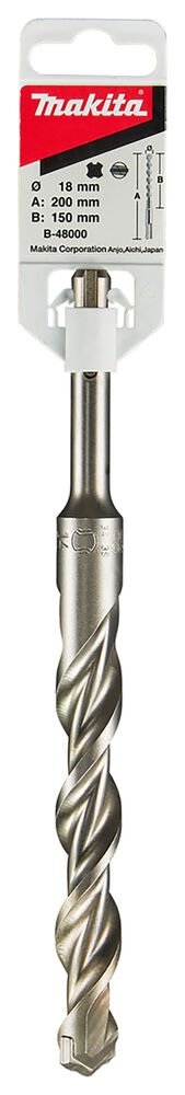 Makita B-48000 - V Plus Seri̇si̇ Sds Plus 2 Elmasli Uç 18x200 Mm