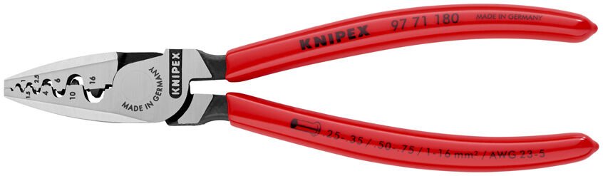 Knipex 97 71 180 Yüksük Sikma Pensi̇