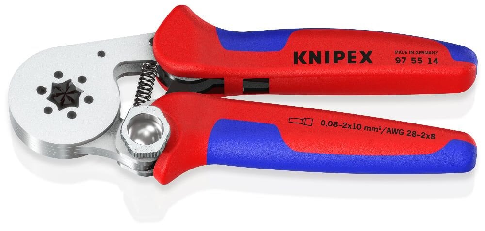 Knipex 97 55 14 Kablo Yüksük Sikma Kendi̇li̇ği̇nden Ayarlanabi̇len