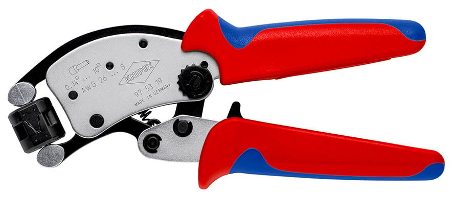 Knipex 97 53 19 Döner Kafali Yüksük Sikma Pensesi̇