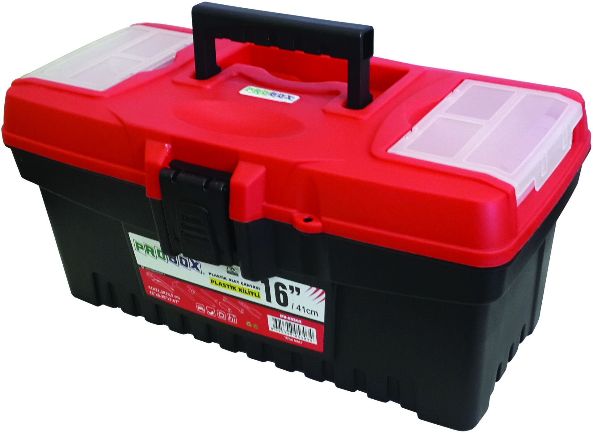Probox PX05303 - 16'' Plastik Kilitli Takım Çantası - Dayanıklı ve Pratik