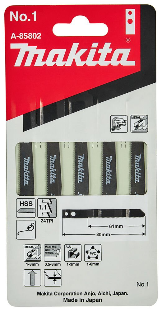 Makita A-85802 - M Tipi Dekupaj Testere Bıçağı No:1 - A-85802