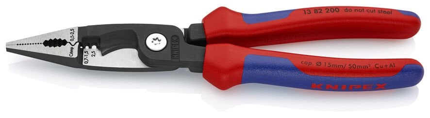 Knipex 1382200 - Çok Fonksi̇yonlu Elektri̇kçi̇ Pensesi̇ 200 Mm