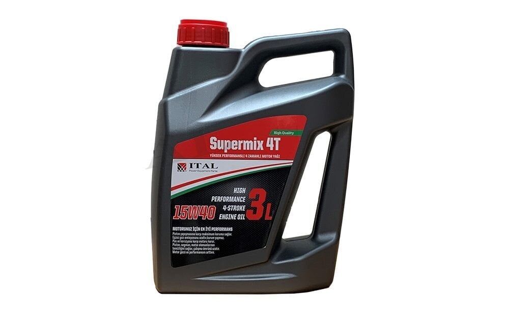ITAL ITAL200017 İtal Motor Yaği Supermix 4 Zamanli 3 Lt (15W-40)