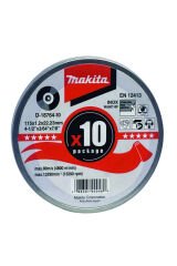 10 LU İNOX KESME SETİ 115x1.2 mm