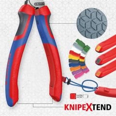 Knipex 95 12 225 Kademeli̇ Kesi̇mli̇ Kablo Makasi