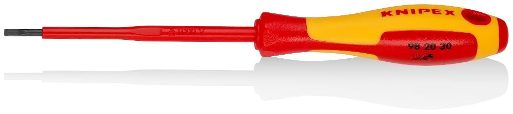 Knipex 98 20 30 - Vde Düz Uçlu Tornavida 202 Mm - Ergonomik Tasarım
