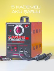 SOYBERG 250 AMPER KAYNAK MAKİNESİ (5 KADEMELİ  AKÜ ŞARJLI )