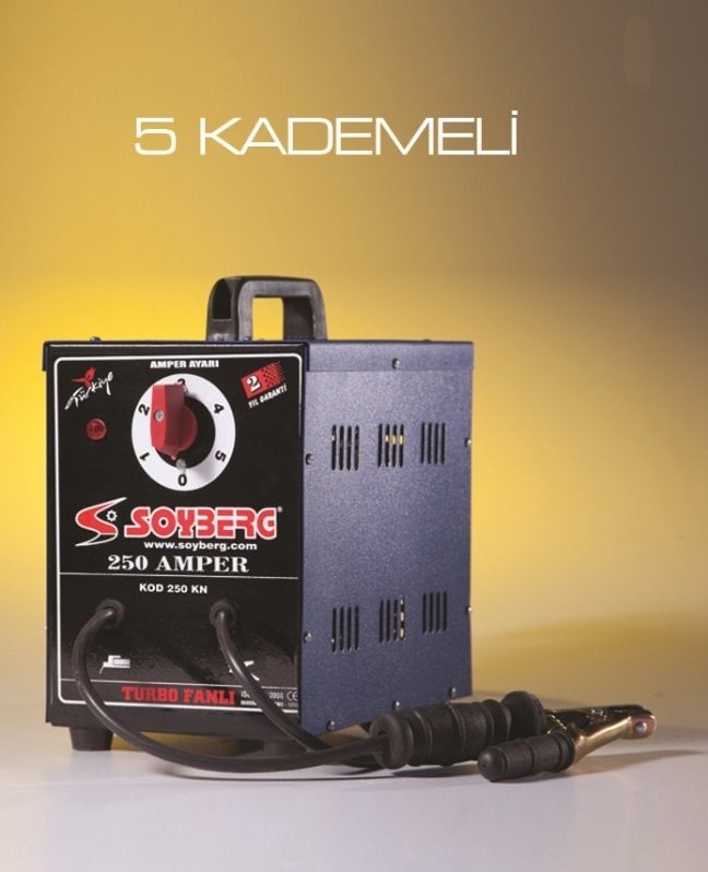 SOYBERG 250 AMPER KAYNAK MAKİNESİ (5 KADEME)