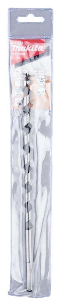 Makita D-07353 - Ahşap Burgu Matkap Ucu 10x250 Mm - Dayanıklı ve Verimli