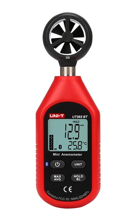 Uni-t UT363BT - Bluetooth Bağlantılı Mini Rüzgar Ölçer