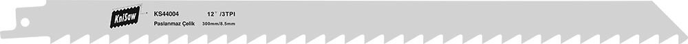 Knisaw KS44004 - Kılıç Testere Bıçağı 300 Mm - Dayanıklı ve Keskin