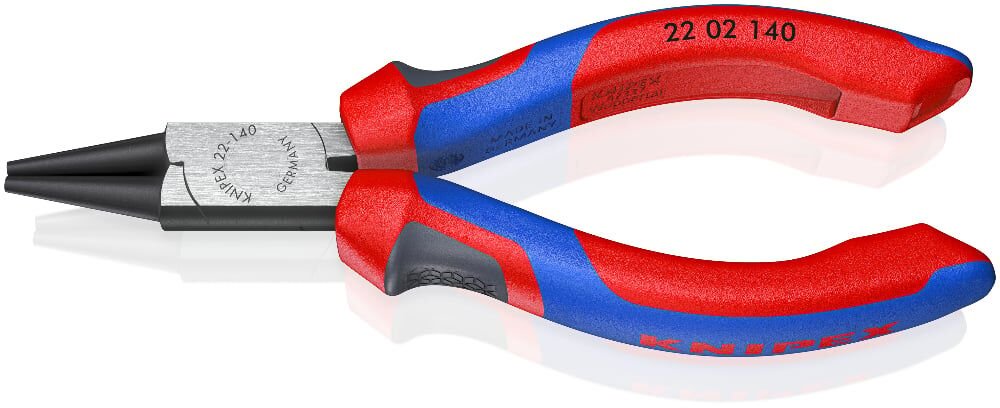 Knipex 22 02 140 - Yuvarlak Uçlu Kargaburun 140 Mm