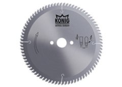 KÖNİG TRF-300-03/ 300 3,2 30 / 96 Diş / Bileme Açıları: a:5 b:18 / TRF Dişli Elmas Uçlu Hassas Kesim Daire Testere
